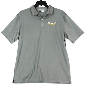 Callaway Golf Shirt Mens XL Polo Opti Dri Rugby Microfiber Short‎ Sleeve Gray